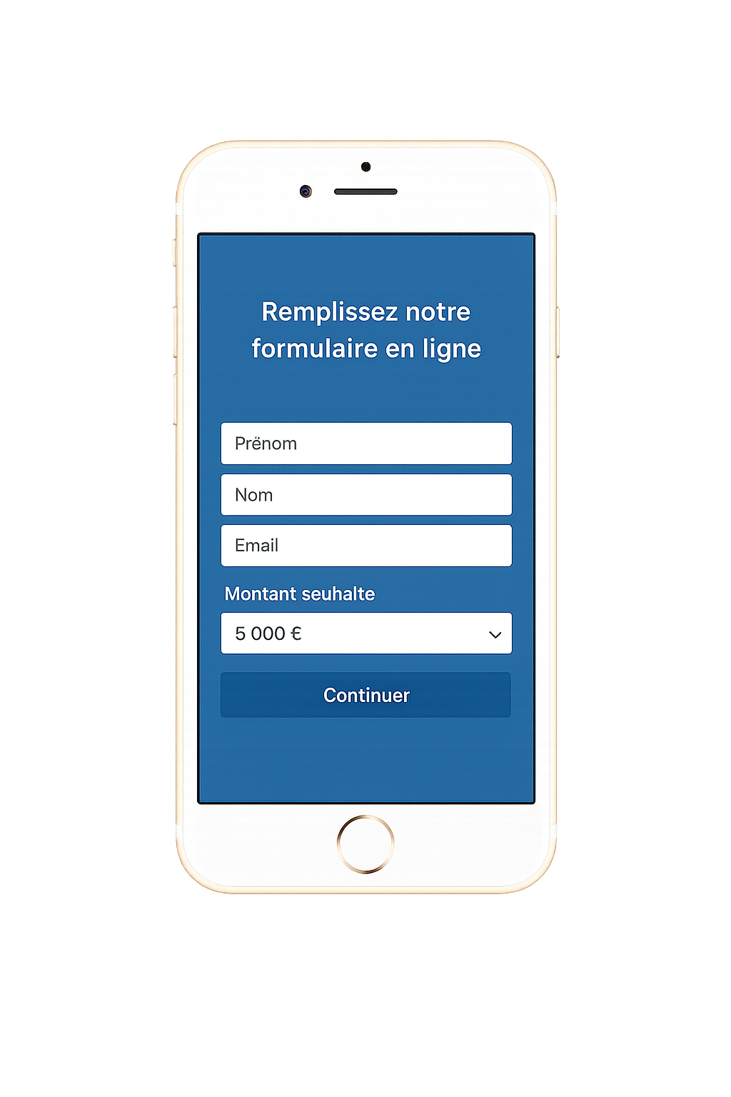 Simulateur sur téléphone
